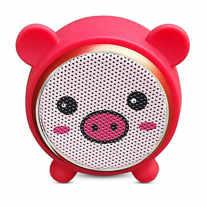 Mini Wireless Bluetooth Speaker- Animal Design (Pig)