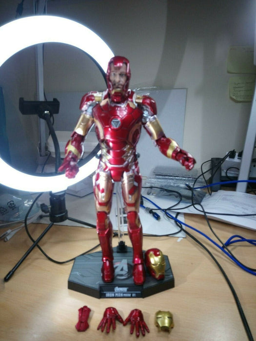 Marvel Avengers Iron Man Mark VI 43 1/6 Action Figure 12 " Used unboxed