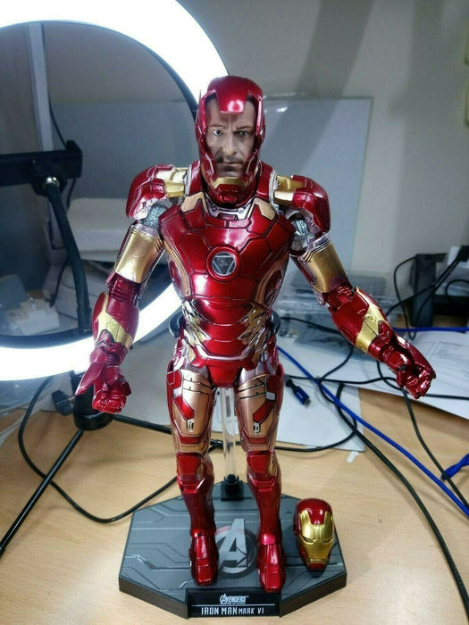 Marvel Avengers Iron Man Mark VI 43 1/6 Action Figure 12 " Used unboxed