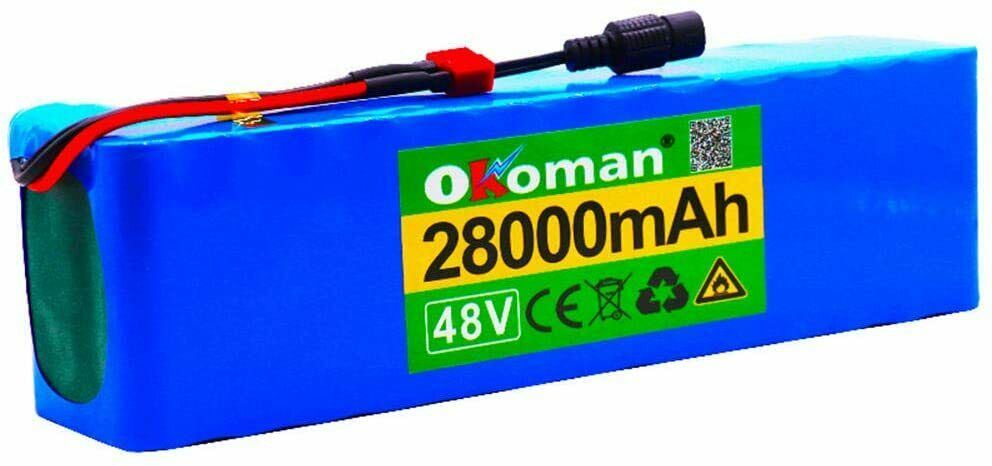 48v Okoman E-Bike Li-ion Battery 28000mah  Lithium Battery Pack (XT60 PLUG)