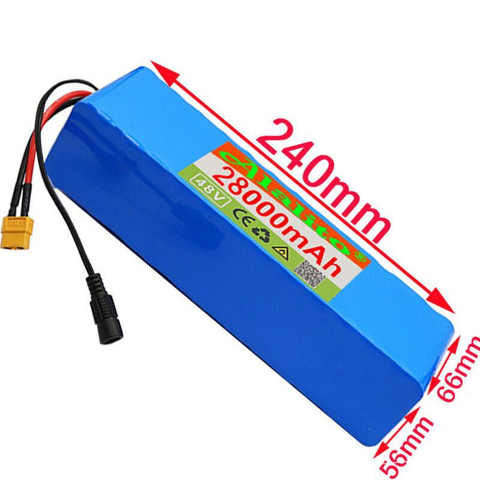 48v Alalito E-Bike Li-ion Battery 28000mah  Lithium Battery Pack (XT60 PLUG)