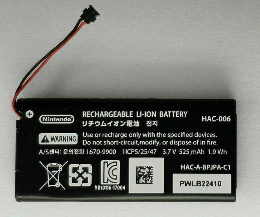 HAC-006 New Genuine 1.9Wh 3.7V Battery for Nintendo Switch Joy-Con Controller