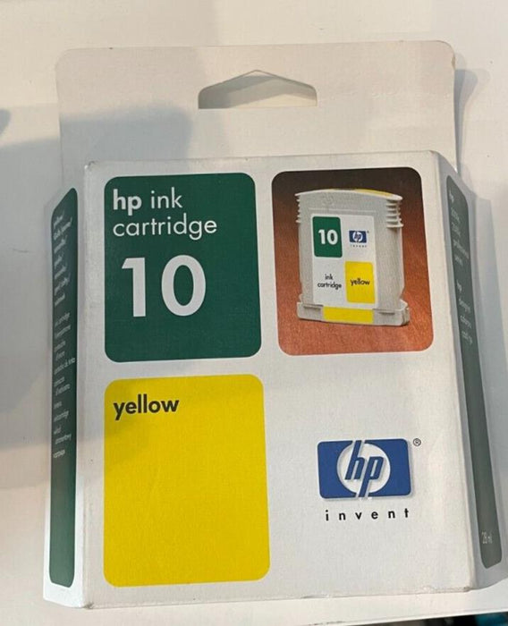 HP 10 Yellow Ink Cartridge New March 2005