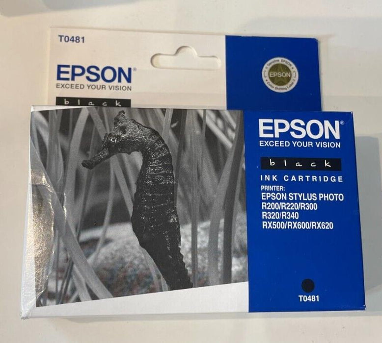 GENUINE EPSON T0481 Black cartridge ink 07.2007