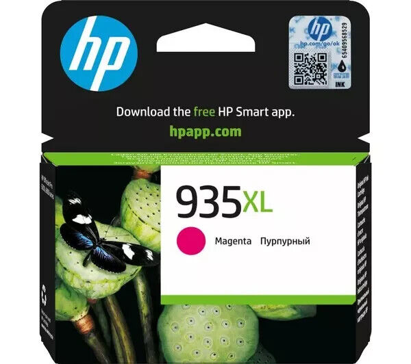 5x Original HP 935XL Magenta high capacity Ink Cartridge (C2P25AE) Exp AUG2018