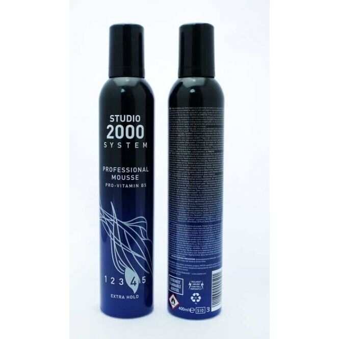 6 x Studio 2000 Professional mousse Extra Hold 400ml