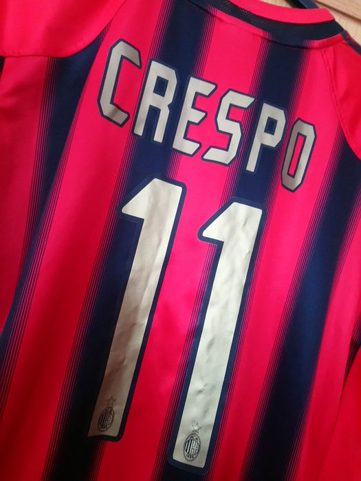 AC MILAN Home Shirt Crespo #11 2004/05