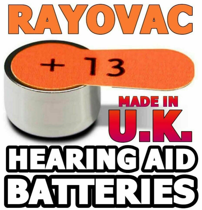 30 x  Rayovac Size 13 Hearing Aid Batteries 1.45v ORANGE PR48 New Sealed Quality