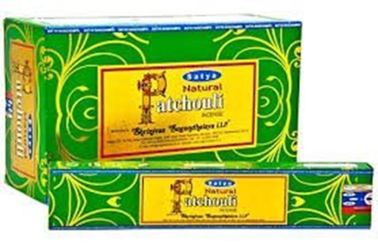 Satya 2 x Natural PATCHOULI Incense Sticks 15g (2 boxes)